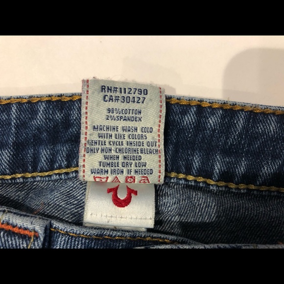 True Religion Joey Flared Jeans Medium Wash - Picture 6 of 8